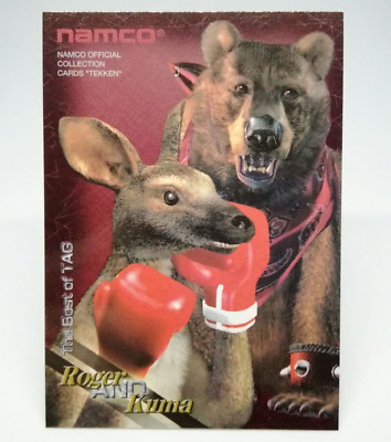 29 Roger & Kuma The Best of Tag Namco Official Collection Card TEKKEN Game
