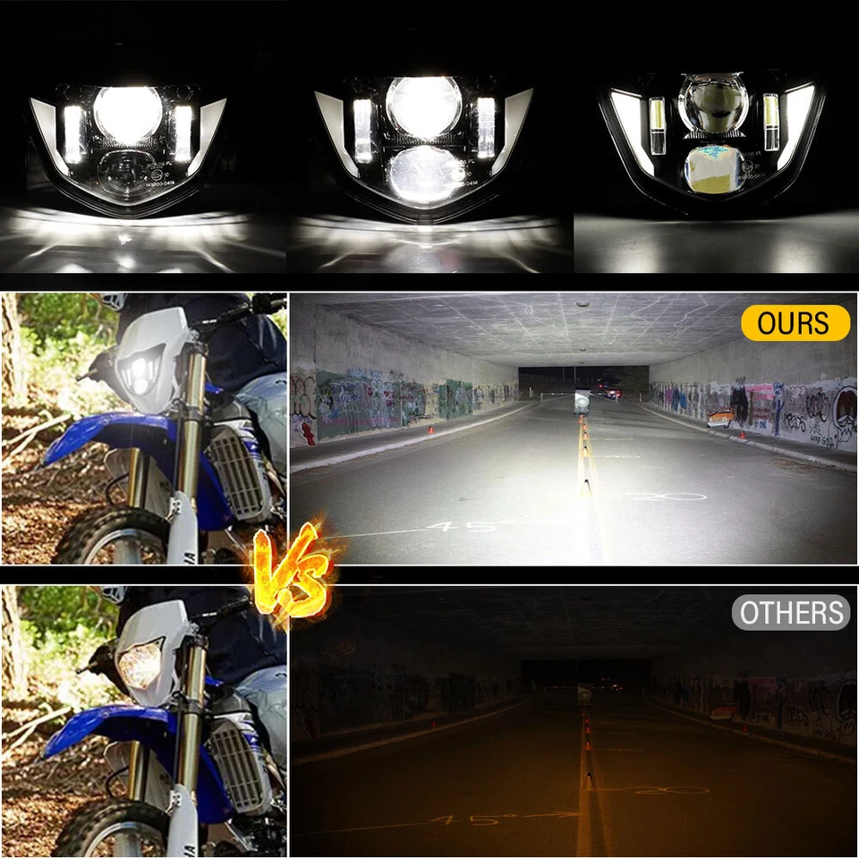 Faro LED 2013-2023 para Yamaha WR 250F/400F/426F/450F TTR110E XTZ 150 125 Foto 4 de 4