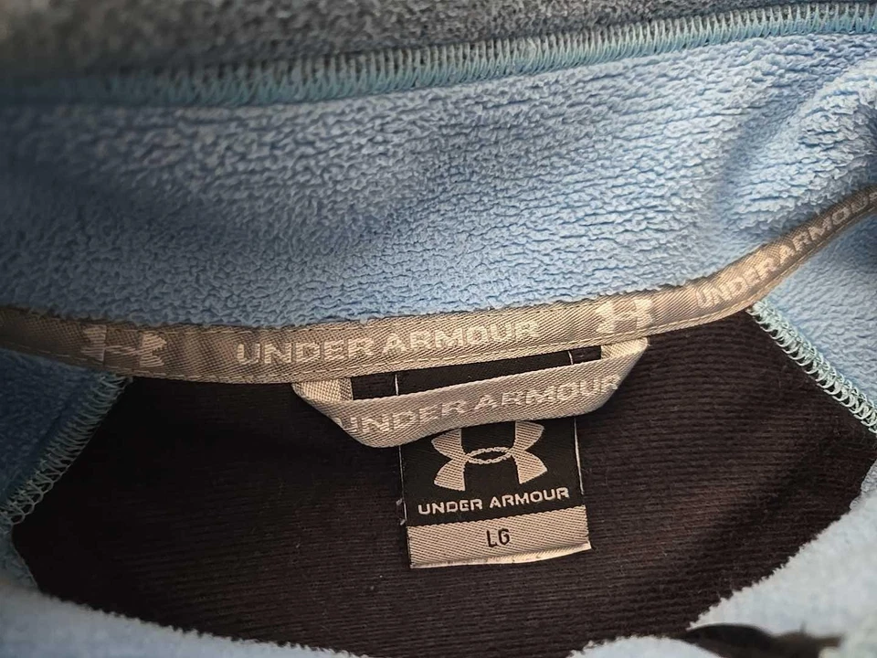 Chaqueta Under Armour Mujer Grande Cremallera Completa Polar Exterior Atlética Cálida Pullover Foto 4 de 4