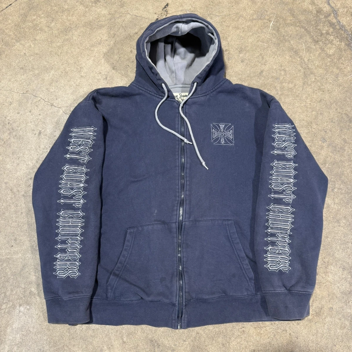 West Coast Choppers パーカー ネイビー　XL West Coast Choppers パーカー ネイビー XL 【公式通販】