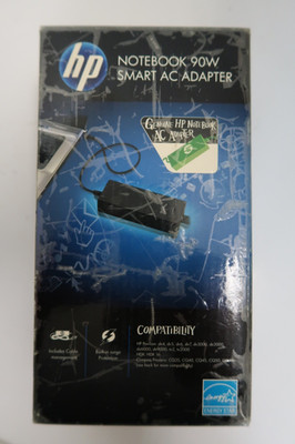 Genuine HP Notebook Compaq Smart AC Power Adapter 90W 19V KG298AA#ABA 489210-003