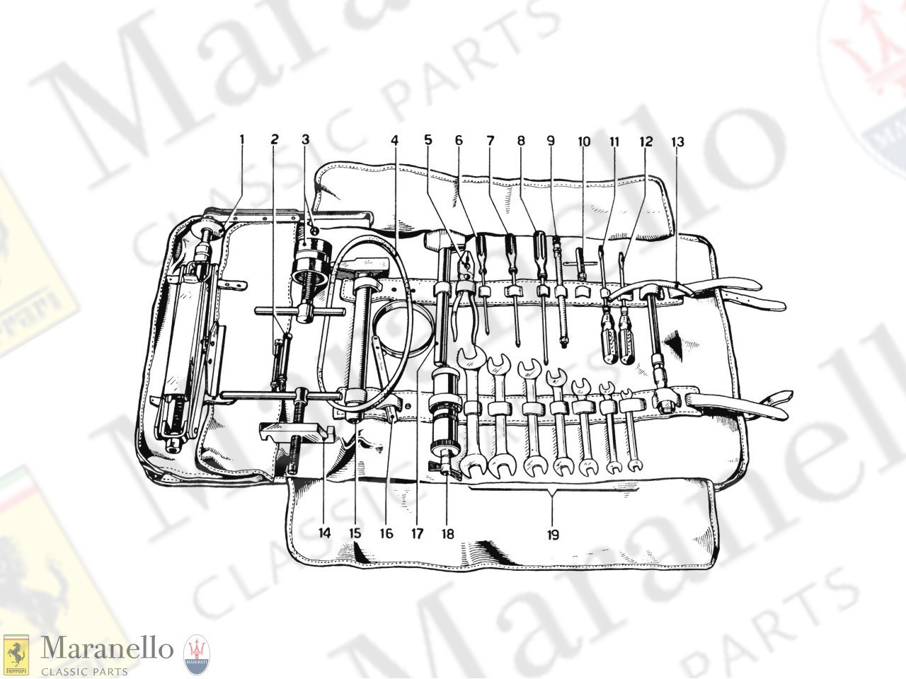 Vintage Ferrari 275 GTB/S 330 GTC/C Hub Removal Tool Size 32”