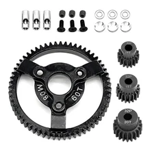 0.8M 32P Spur Gear 50T 52T 56T 60T For Traxxas Slash 2WD VXL XL-5 Bandit 1/10