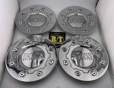BOSS MOTORSPORTS WHEELS CHROME CUSTOM WHEEL CENTER CAP 3159 AEWC (Set of 4)