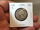 1932-D Washington 90 Silver Quarter-Low Mintage-Key Date -Worth a Look-WOW!