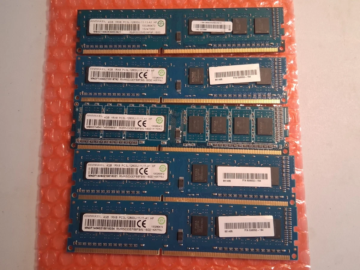Ramaxel DDR3 SDRAM 4 GB Capacity per Module Memory (RAM) for sale