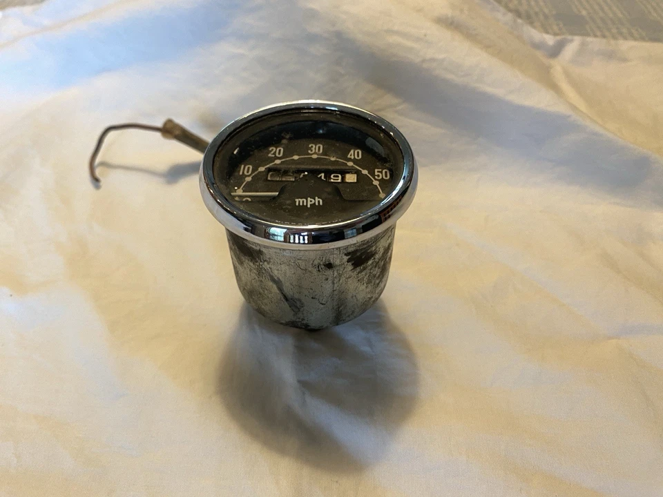 Velocímetro Honda C110 60 MPH 37200-011-810 OEM Vintage Hm Foto 2 de 4