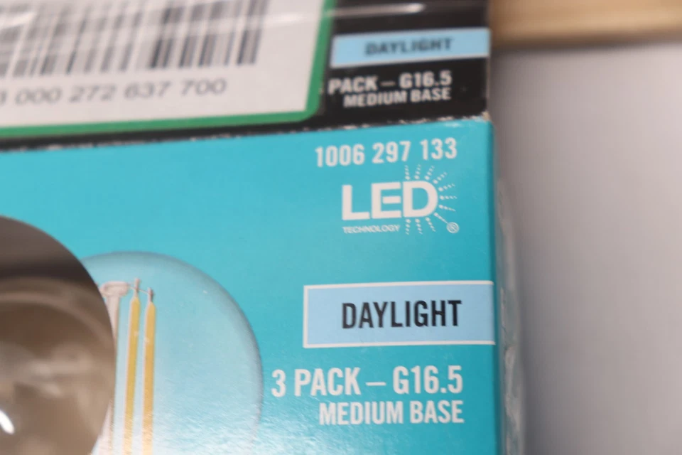 (2-Pk) Ecosmart Dimmable Energy Star CEC Filament LED Light Bulb Daylight 60W - Image 2 of 4