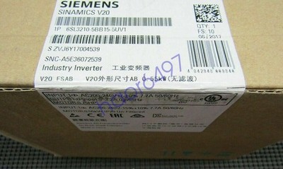 6SL3210-5BB15-5UV1 New Sealed Siemens Industry Inverter 6SL3210-5BB15-5UV1