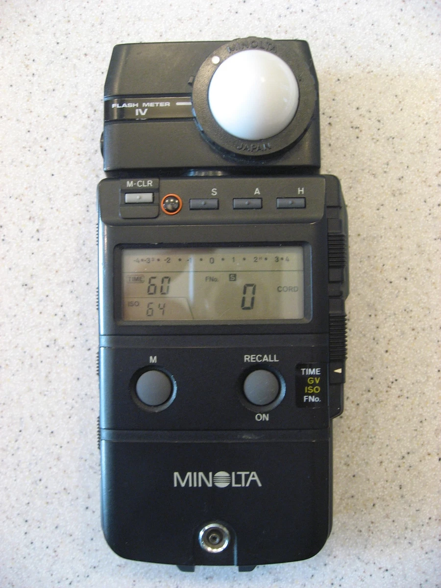 MINOLTA FLASH METER　Ⅳミノルタ フラッシュメーター4 Minolta Flash Meter Iv for sale | eBay