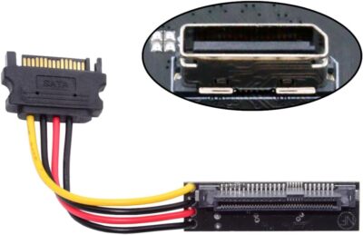 Konverter SFF-8611 Oculink Buchse SFF-8612 auf U.2 U.3 SFF-8639 NVME PCIe