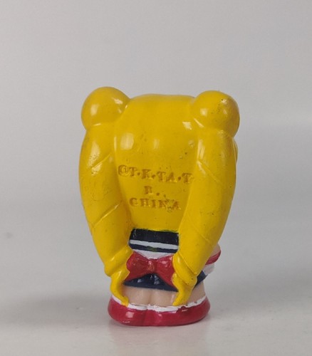 Figura de marioneta Sailor Moon 1990 1,5" Super Sailor Moon Finger Bandai TKTAT #2 - Imagen 2 de 3