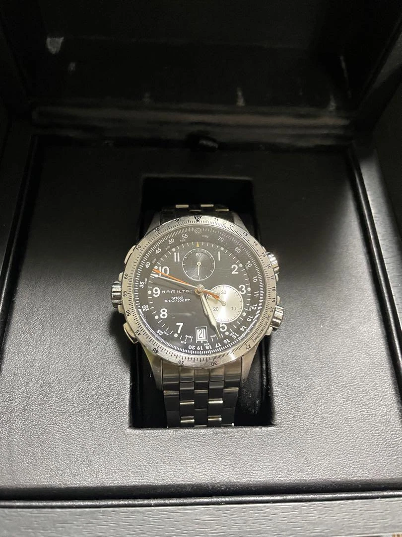 Hamilton Khaki Aviation Eto Chrono H77612 shipping from japan | eBay