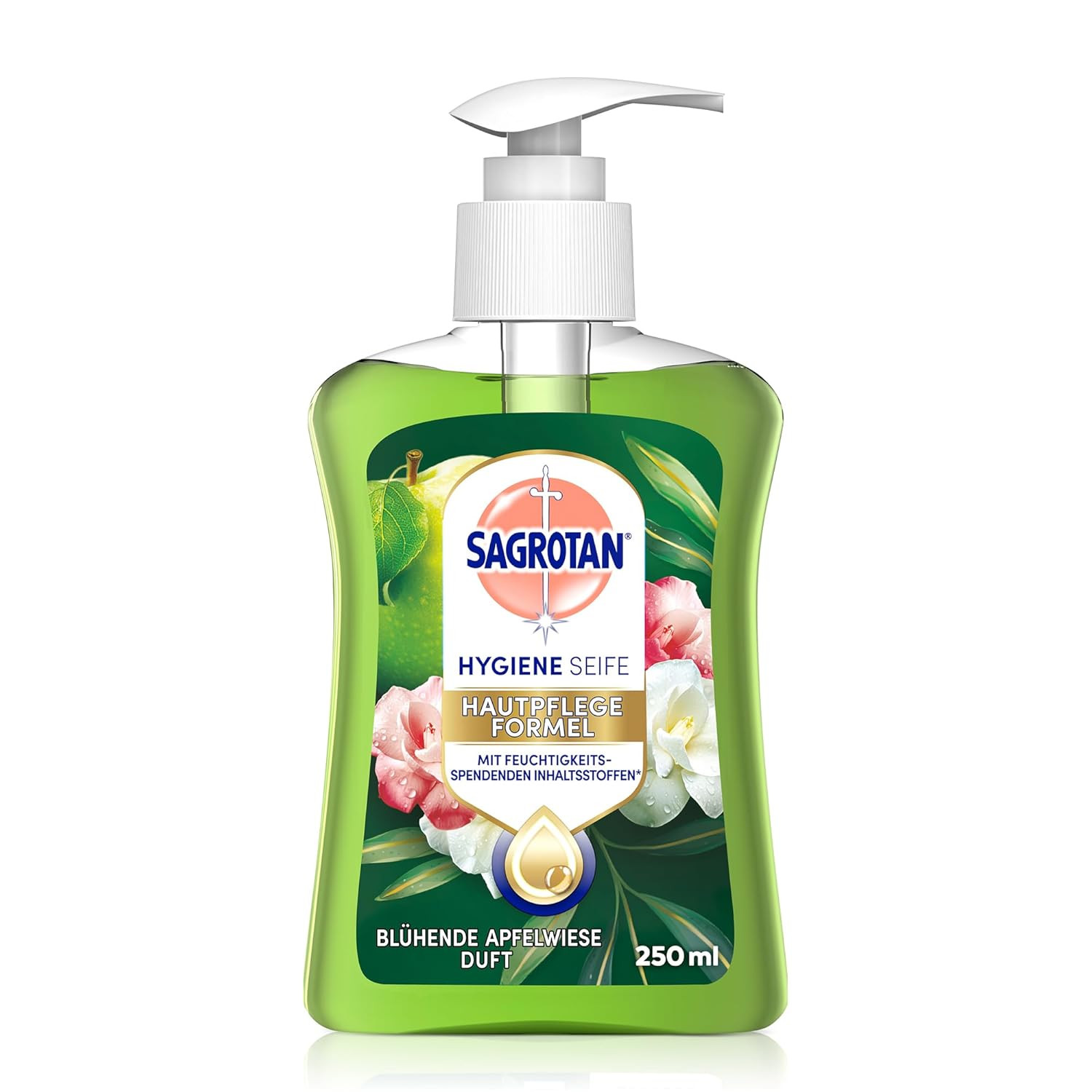 Средство для мытья рук Sagrotan Blühende, предназначенное для мытья посуды, 250 мл