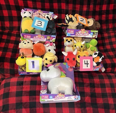 [New/2023-2024/ 8 ] Series { 1, 2, 3, & 4 } ADOPT ME PLUSHES {Complete Sets} NWT