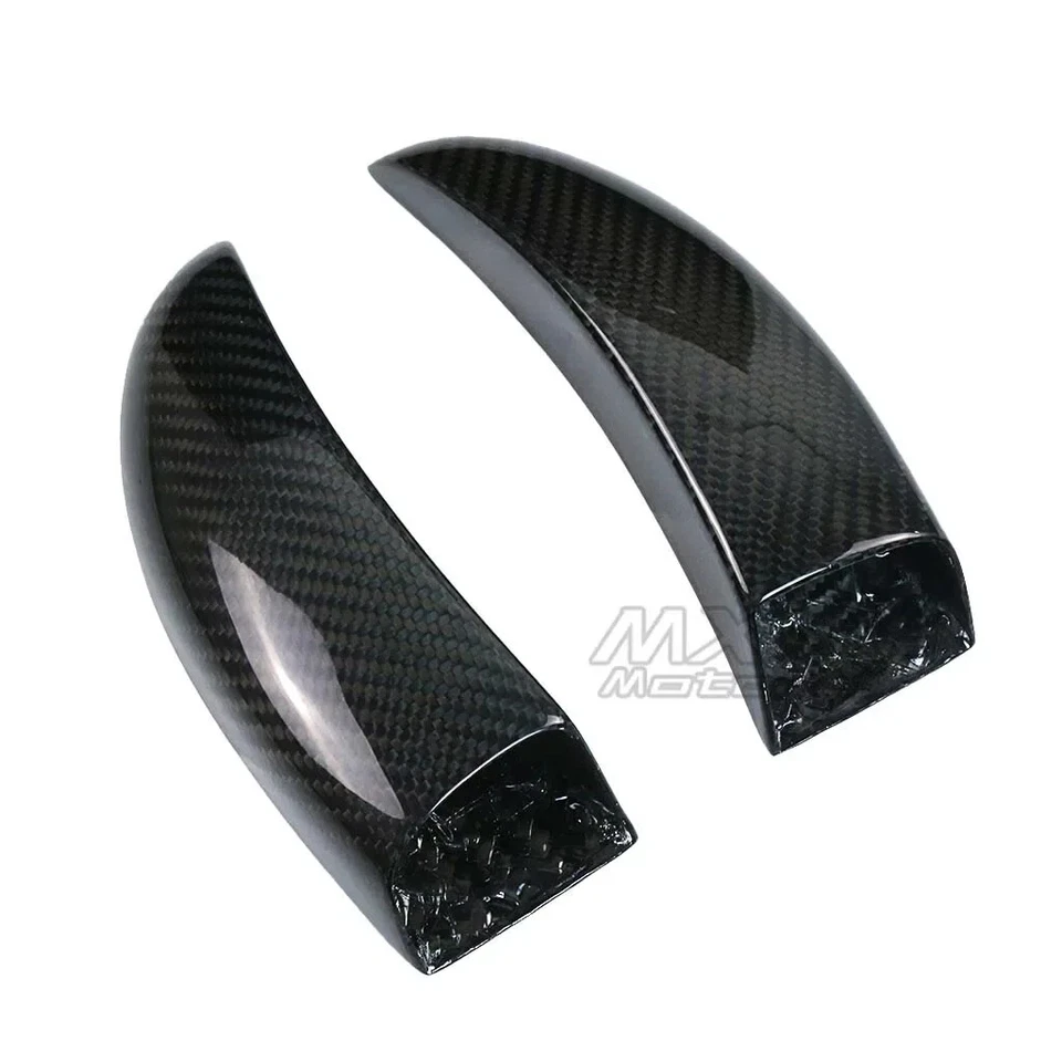 Radiador pinza delantera universal de fibra de carbono estilo GP para DUCATI / KAWASAKI & BMW Foto 4 de 4