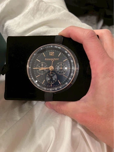 【Near Mint】Audemars Piguet Desk / Table Clock / Alarm Clock Code11.59 With Box - Picture 3 of 5