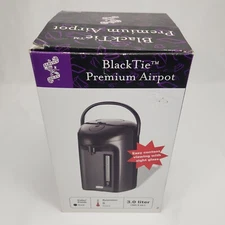 Service ideas 3.0 Liter Black Tie Airpot Excellent Used Condition PNUA300