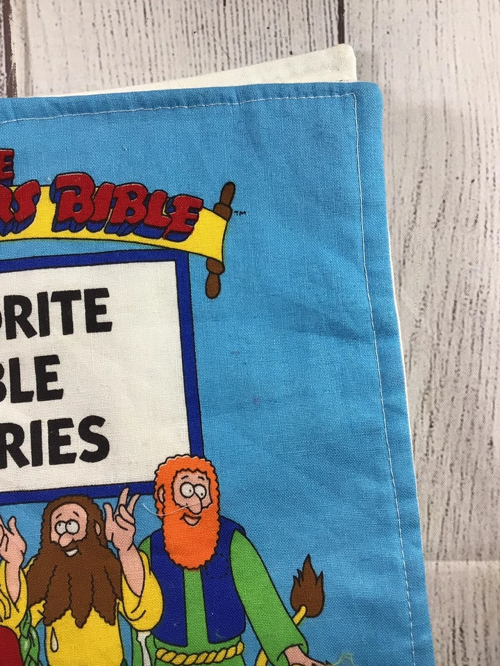 HISTORIAS BÍBLICAS FAVORITAS - Tela de tela de algodón completa libro suave para niños regalo para bebés Foto 4 de 4