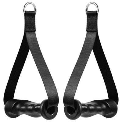 1 Pair Gym Handle Attachments for Cable Machine Resistance Band Fitness Routines