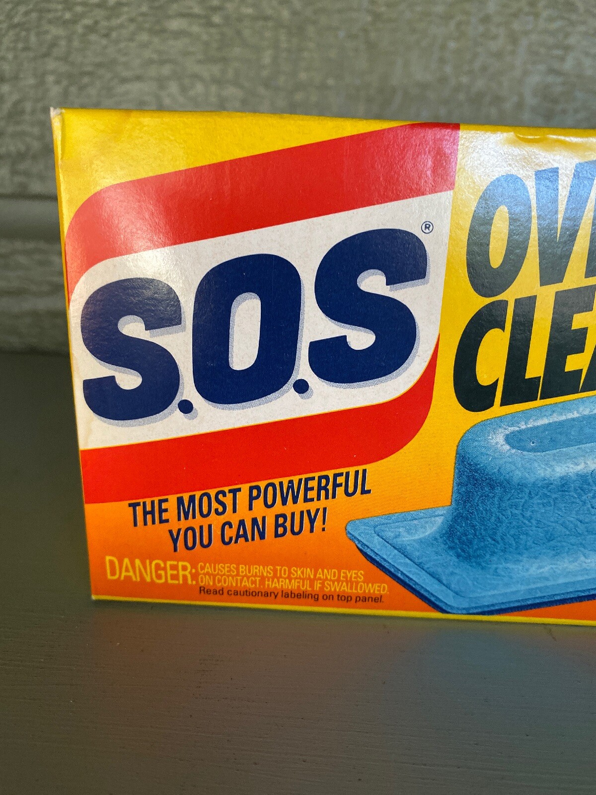 Vintage S.O.S. Oven Cleaner Pad NOS 1990 Kitchen Cleaner w/ Box Movie