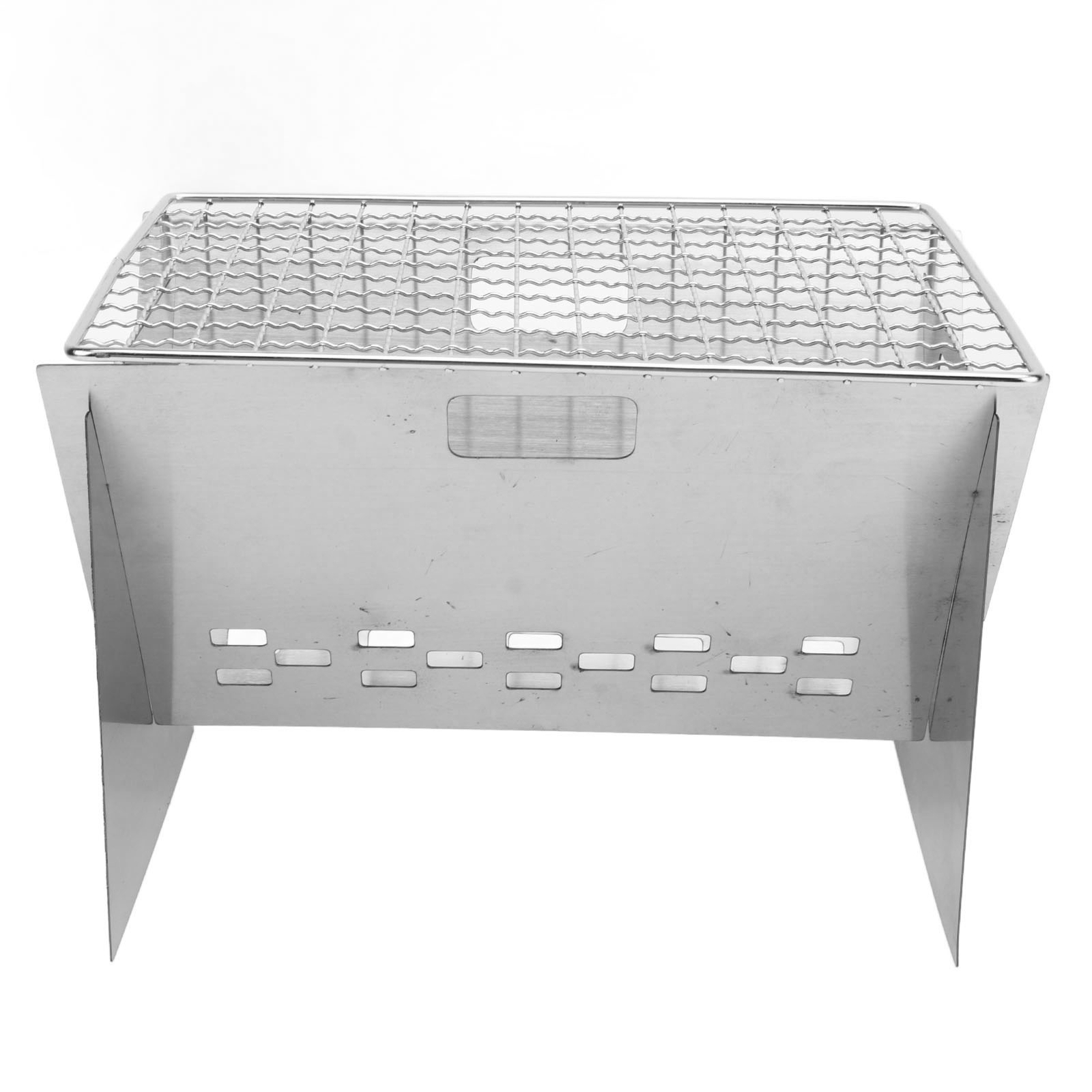 Foldable Grill Stainless Steel Folding Charcoal BBQ Grill Barbecue