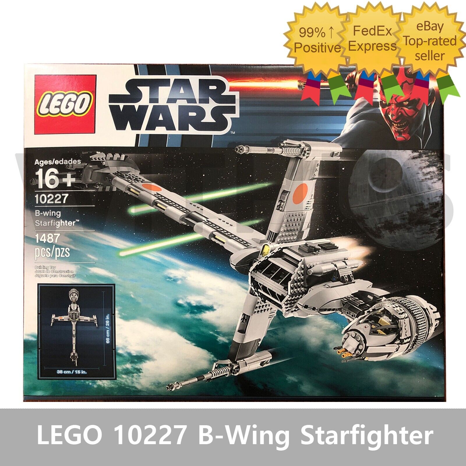 LEGO Star Wars 10227 : B-Wing Starfighter / Brand New Sealed Package Box