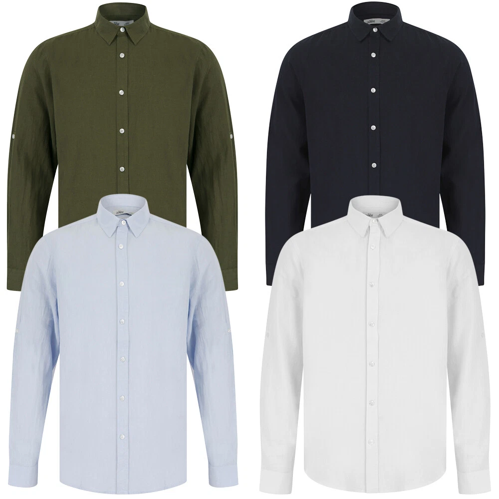 Tokyo Laundry Linen Shirt Men's Long Sleeve Cool Summer Top Cotton Blend Holiday
Opens in a new wind