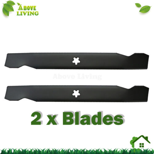 2 x Mower Blades Kit For 38" Husqvarna LTH2038 96041017102 2010 2011 2012 - Picture 1 of 1