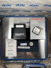 Vtg Pana-Vue 2 View Master Lighted 2x2 Slide Viewer - -Orig box-book INCOMPLETE