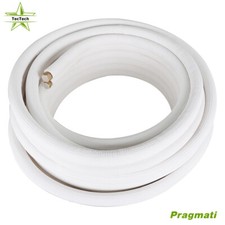 50 Feet White Install For Mini Split Heat Pump Systems 3/8"-5/8" Dia. New