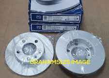 Image of BRAKE DISCS X2 232 mm REAR FITS AUDI VW MEYLE 1155230037/PD