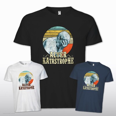 ALTER KATASTROPHE Statement Fun Spruch Corona Kult T-Shirt Retro Vintage
