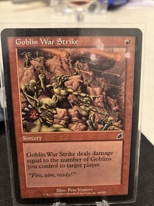 MTG Magic - Goblin War Strike - Scourge - Common - LP
