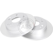 A.B.S. 2x Bremsscheibe hinten 260 Voll für Honda Civic VII Hatchback EU