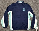 NHL SEATTLE KRAKEN: G-III CARL BANKS LIGHTWEIGHT FLEECE LINED SPORTS JACKET NEW!