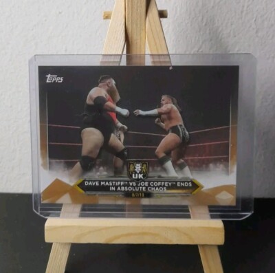 2020 Dave Mastiff VS Joe Coffey Topps NXT WWE Bronze Parallel 