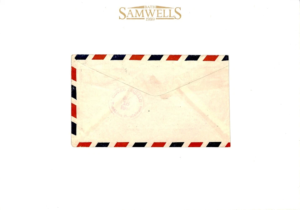 TRINIDAD & DOMINICAN REP Combination Cover Air Mail USA New York 1947 Y119b - Image 4 of 4