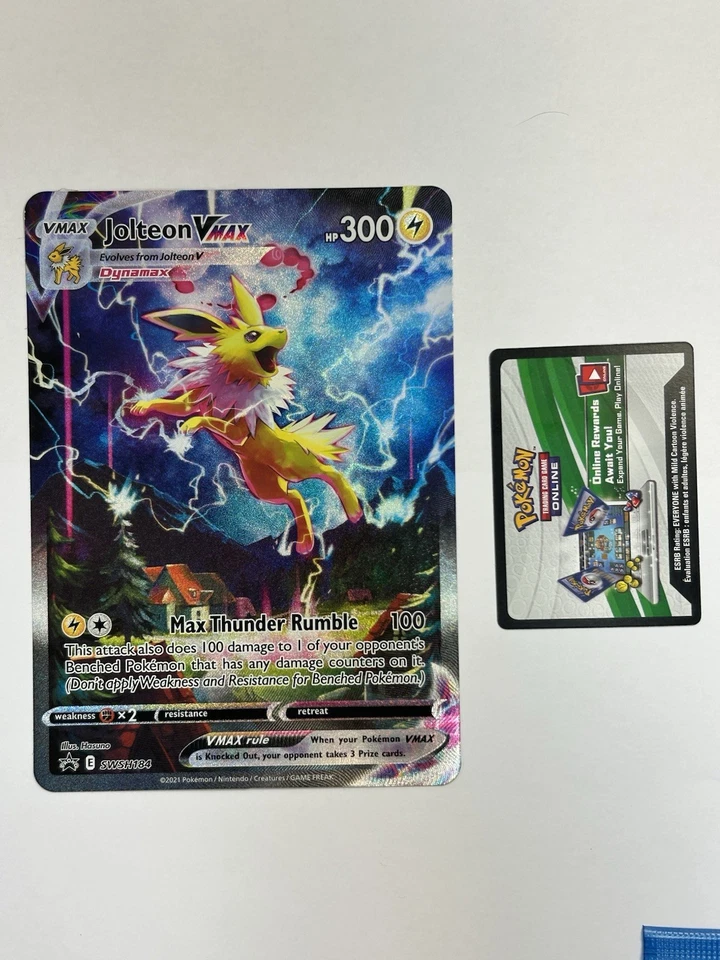 Jolteon VMAX SWSH184 Jumbo Cards Holo - Image 2 of 3