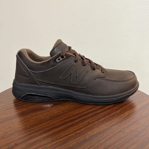 Scarpe da passeggio New Balance 813 da uomo taglia 7 5 D in pelle marrone MW813BR