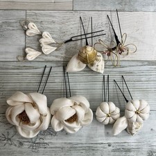 Kanzashi Kimono Japanese Tsumami-crafted ornament Coming-of-age ceremony wedding
