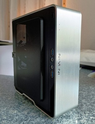 In Win Chopin | PC Gehäuse | Silber | Aluminium | Mini-ITX | Netzteil 150W