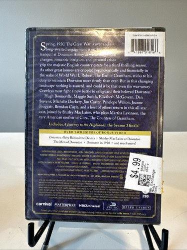 Downton Abbey: Season 3 (DVD, 2013, 3-Disc Set) - Bild 2 von 2