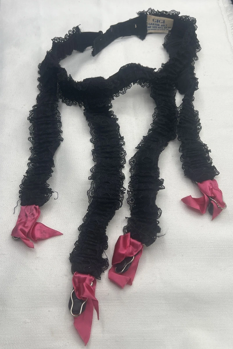 Black Original Vintage Garter Belts for Women for sale | eBay