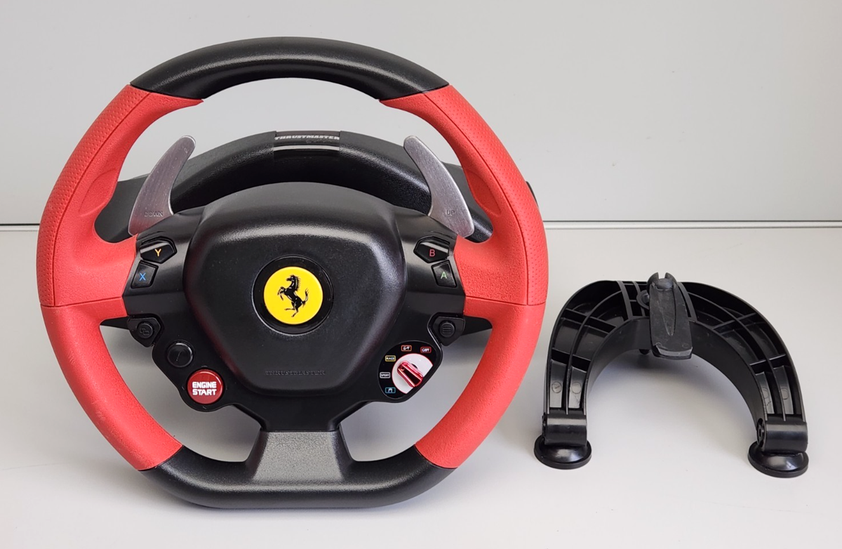 4588さま2049 Thrustmaster Ferrari 458 Spider Racing Wheel Only Xbox One PC