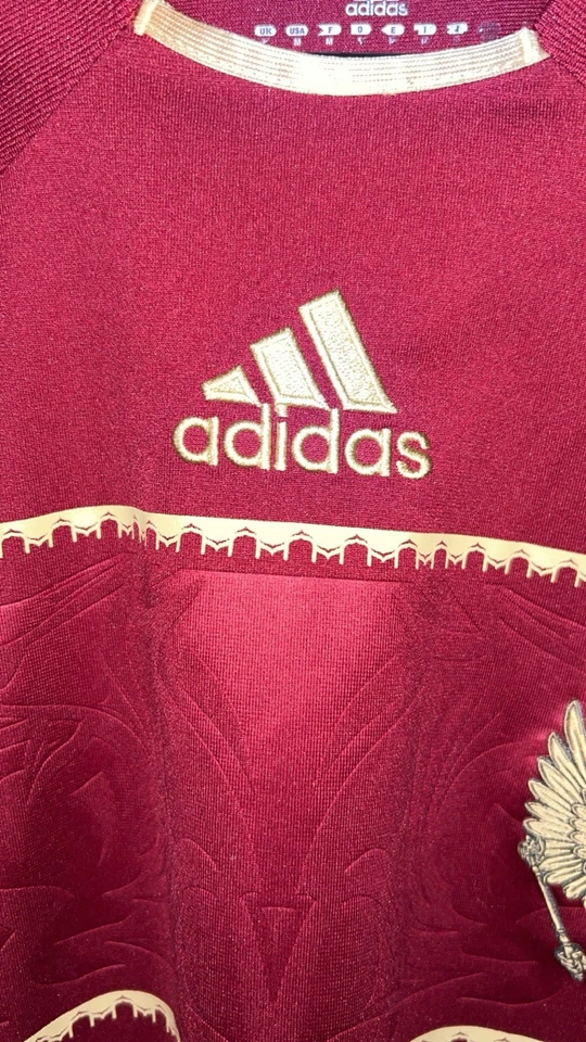 Футболка сборной России Adidas чемпионат мира 2010 домашний футбол размер M б/у в отличном состоянии редкая - Изображение 3 из 4