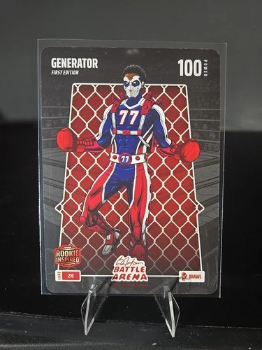 VJ Edgecombe GENERATOR Brawl Rookie 2026 Bo Jackson Battle Arena Card #210 76ers
