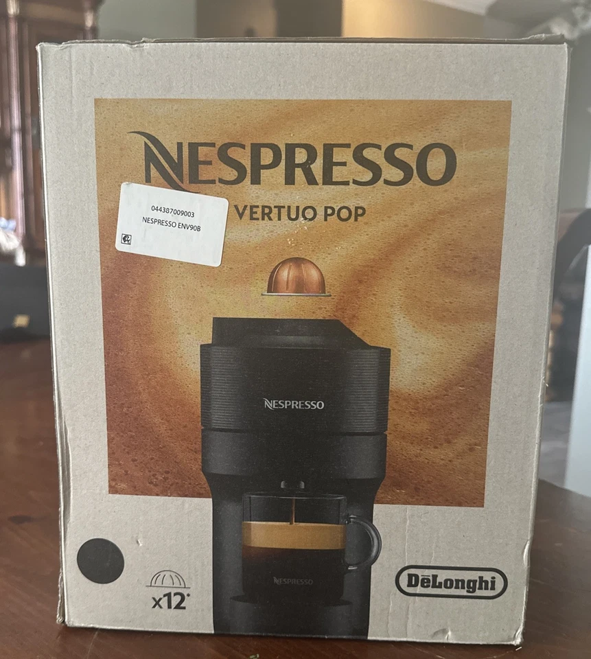 Nespresso Vertuo Pop Coffee Espresso By De Longhi- Black By De’Longhi - Image 4 of 4