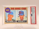1968 Topps - 1968 Rookie Stars Nolan Ryan, Jerry Koosman #177 (RC) PSA 3