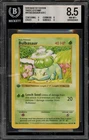 Pokemon Bulbasaur Base Set Shadowless 1st Edition Thick Stamp 44 BGS 8.5